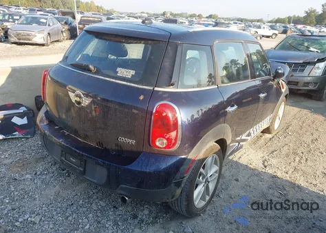 2012 Mini Cooper Countryman из США, поврежденный, VIN WMWZB3C56CWM06972
